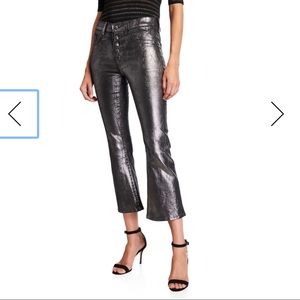 NWOT Veronica Beard Baby Boot Jean Gunmetal 30/31